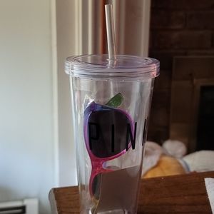 VS Pink Cup with Sunglasses